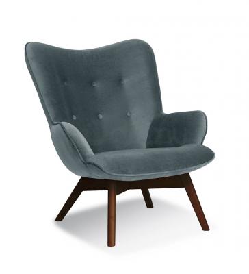 Крісло Atreve Cherub Сірий / Горіх, фото 1