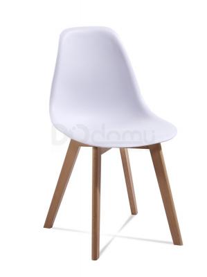 Стілець Atreve Edi білий / Бук, фото 1