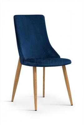 Стул Antreve Eliza velvet Синий / Дуб, фото 1