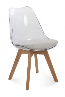 Стілець Atreve Fiord Прозорий / Бук, фото 1