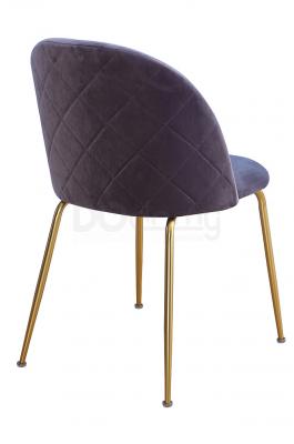 Стул Antreve Forli Темно серый / Золотой, фото 2