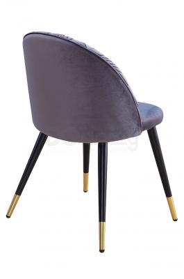 Стілець Atreve Monza Сірий / чорний / Золотий, фото 2