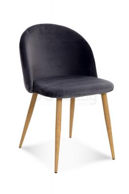 Стілець Atreve Song Темно сірий / дуб, фото 1