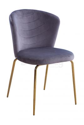 Стілець Atreve Viki Сірий / Золотий, фото 1