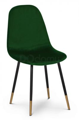 Стілець Atreve Viktor plaster miodu Зелений / чорний / Золотий, фото 1