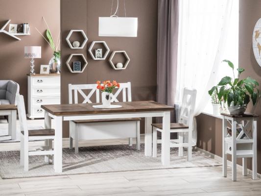 Стол Signal Poprad 160 коричневый воск, фото 1