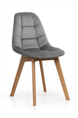 Стул Antreve Westa velvet Темно серый / Бук, фото 1