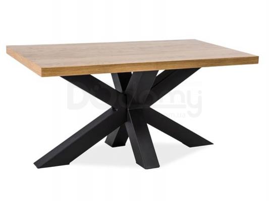 Стіл SIGNAL Cross B натуральне дерево, фото 1