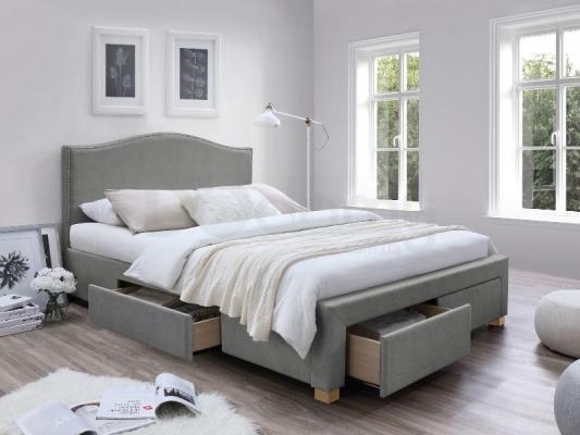 Ліжко SIGNAL Celine 160 сірий, фото 1
