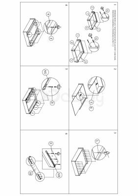 Ліжко SIGNAL Celine 160 сірий, фото 3