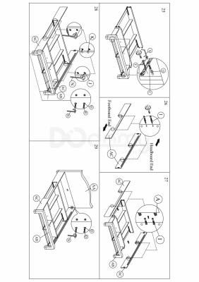 Ліжко SIGNAL Celine 160 сірий, фото 7