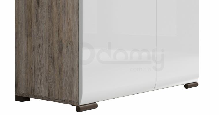 Стелаж AZTECA REG1W1D/19/9 Белый, Дуб сан Ремо, фото 3