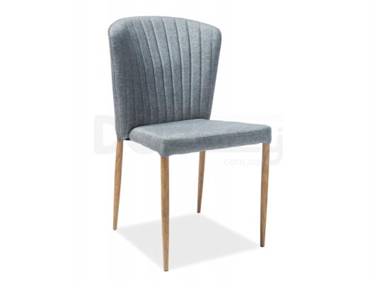 Стілець SIGNAL Polly Сірий / дуб, фото 1