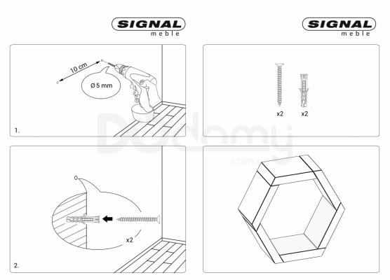 Полка Signal Apis 6 szt. kpl., фото 2