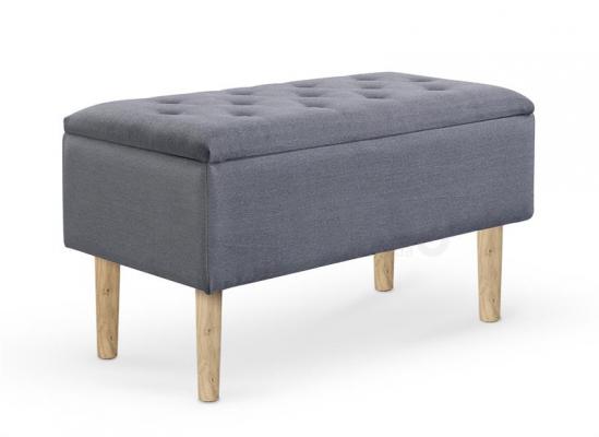 Пуф Нalmar сундук CLEO Серый, фото 1