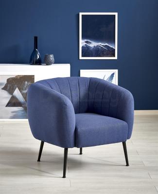 Крісло HALMAR LUSSO Темно синій, фото 1