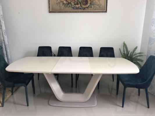 Стіл SIGNAL Armani білий, фото 2