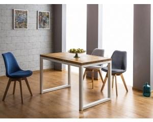 Стіл SIGNAL LORAS II 150х90 шпон білий, фото 1