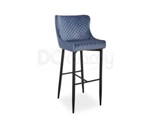 Барный стул Signal Colin B H-1 Velvet серый, фото 1