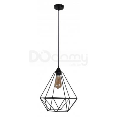 Люстра Melbi Diamond L black 1xE27, фото 1