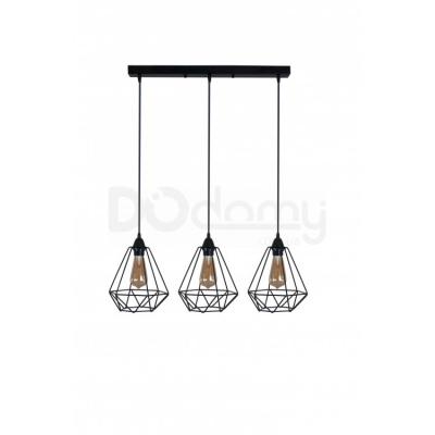 Люстра Melbi Diamond S 3L black, 3xE27, фото 1