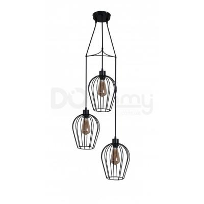 Люстра Melbi Pera S 3R black, 3xE27, фото 1
