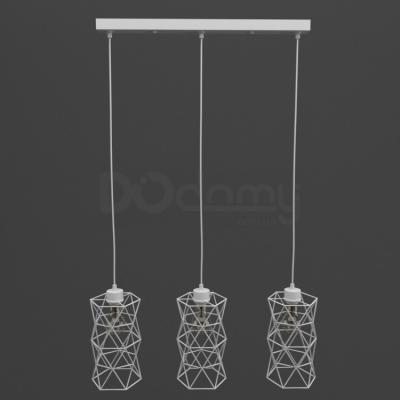 Люстра Melbi Tower 3L white 3xE27, фото 1