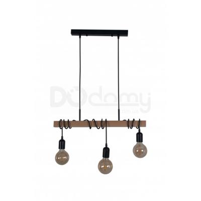 Люстра Melbi Timber 3L black, 3xE27, фото 1