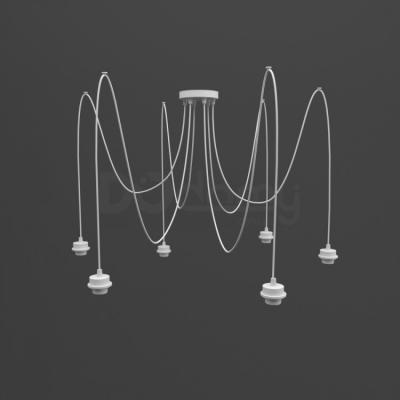 Люстра Melbi SP base white, 6xE27, фото 1