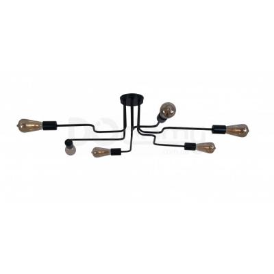 Люстра Melbi Tuberia C 6P black, 6xE27, фото 1