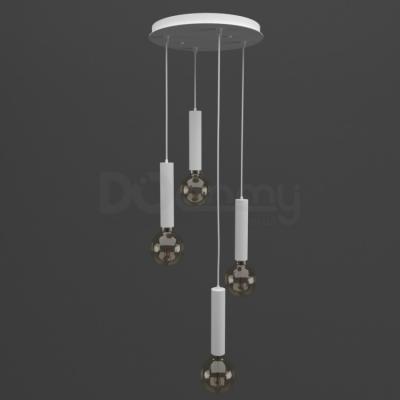 Люстра Melbi Tubo mini 4R white, 4xE27, фото 1