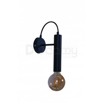 Бра Melbi Tubo mini SC black, 1xE27, фото 1