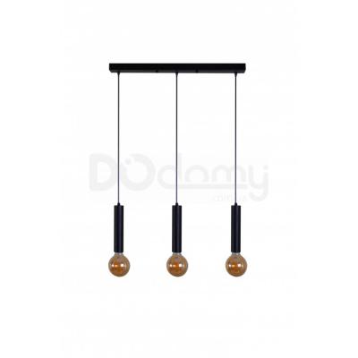 Люстра Melbi Tubo mini 3L black, 3xE27, фото 1