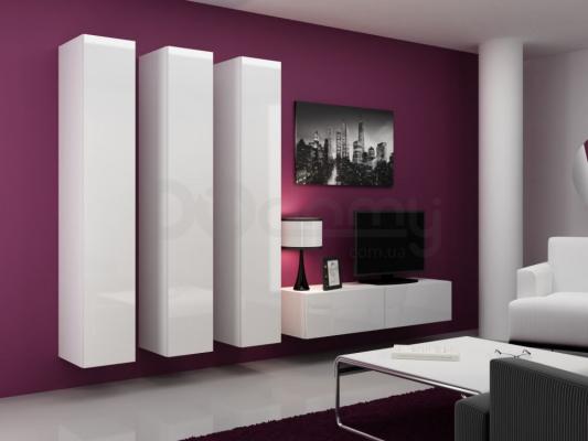 Стенка CAMA VIGO 14 Белый/Белый глянец, фото 2