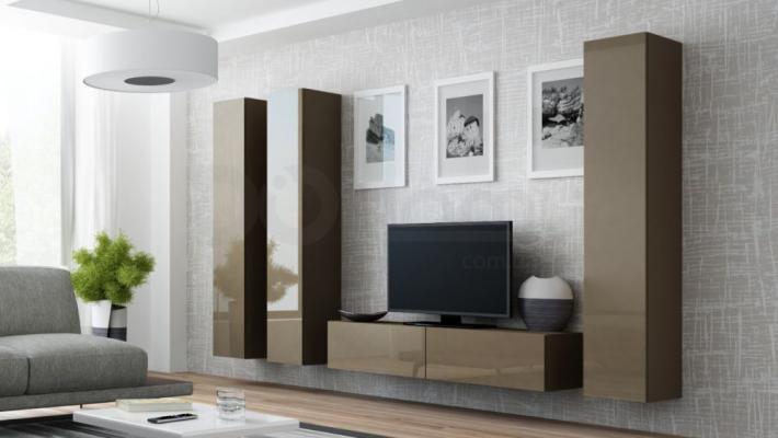 Стінка CAMA VIGO 14 Латте/Латте глянець, фото 1