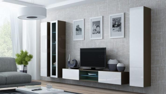 Стінка CAMA VIGO 17 Латте/білий глянець, фото 1