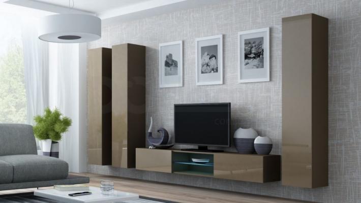 Стінка CAMA VIGO 18 Латте/Латте глянець, фото 1