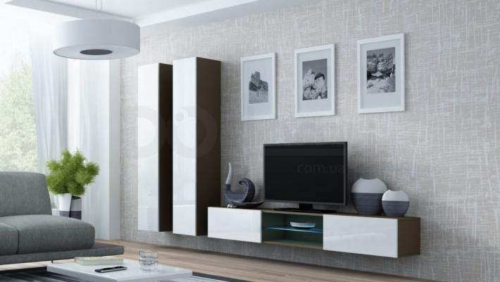 Стінка CAMA VIGO 19 Латте/білий глянець, фото 1