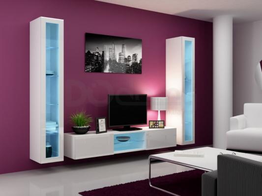 Стенка CAMA VIGO 20 Белый/Белый глянец, фото 1