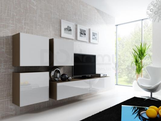 Стінка CAMA VIGO 23 Латте/білий глянець, фото 1