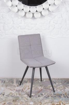 Стілець Nicolas F-263 поворотний рогожка світло-сірий Madrid, фото 2