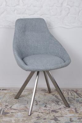 Стул Nicolas F-246 поворотный рогожка бледно-бирюзовый Toledo, фото 1