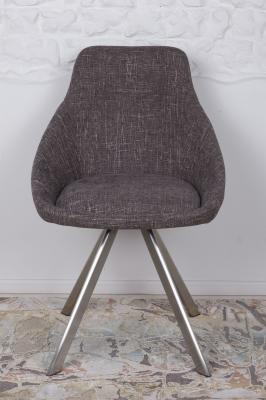 Стілець Nicolas F-246 поворотний рогожка кава-мокко Toledo, фото 2