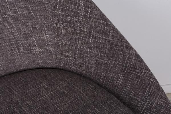 Стілець Nicolas F-246 поворотний рогожка кава-мокко Toledo, фото 4