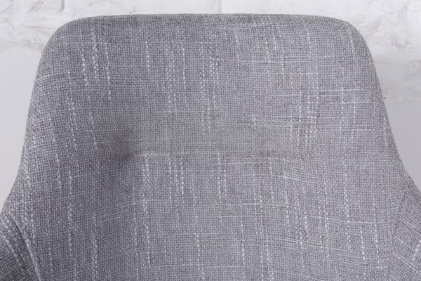 Стул Nicolas F-246 поворотный рогожка светло-серый Toledo, фото 4