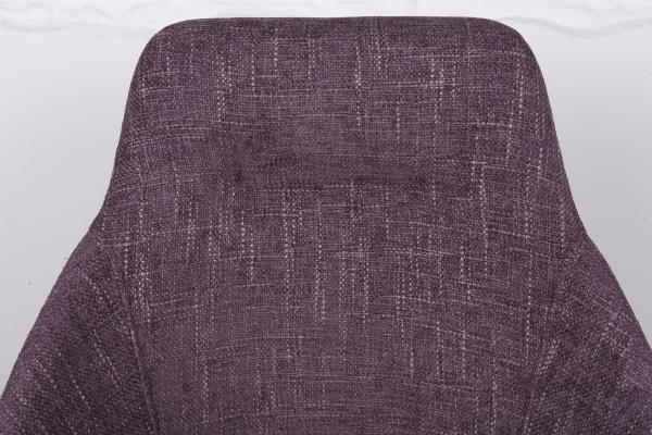 Стілець Nicolas F-246 поворотний рогожка баклажан Toledo, фото 5