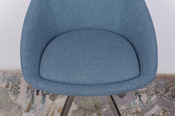 Стул Nicolas F-246 поворотный синий Toledo, фото 3