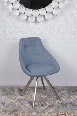 Стілець Nicolas поворотний F-246 поворотний блакитний Toledo, фото 1