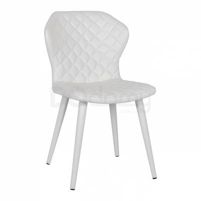 Стілець Nicolas F-236F білий шкірозамінник Valencia, фото 1