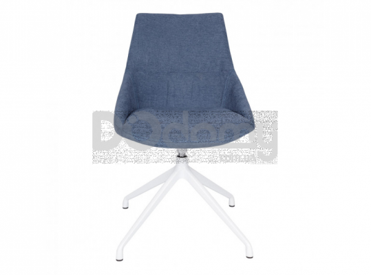 Стілець Nicolas 1508 поворотний синій Ascona, фото 2